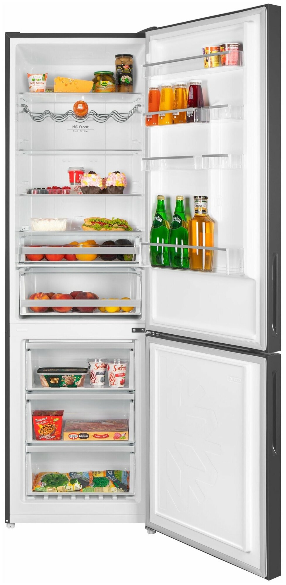 Холодильник MAUNFELD MFF200NFSBE - фотография № 1