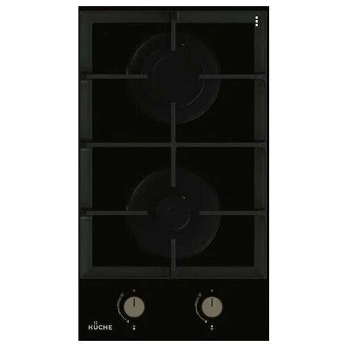 Газовая варочная панель Kuche GGH 320 B черный 756300₽