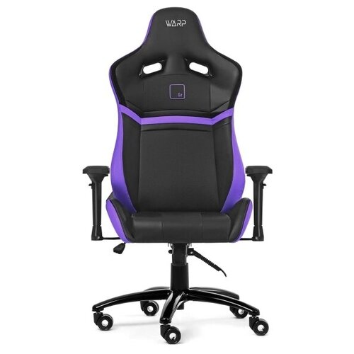 фото Игровое кресло warp gr чёрно-фиолетовое (экокожа, алькантара) (gr-bpp)