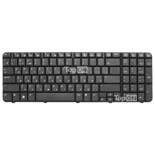 Клавиатура для ноутбука HP Compaq Presario CQ70 G70 Series Плоский Enter Черная без рамки PN MP-07F13SU-442 1800₽