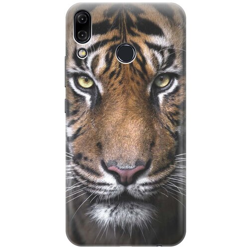 фото Re:pa накладка transparent для asus zenfone 5z (zs620kl) с принтом "тигр"