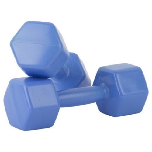 фото Гантели детские, 2 штуки, пластиковые, пустые, размер одной гантели - 19,5 х 6,5 х 6,5 см. yarteam