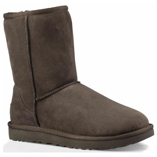 фото Угги женские ugg classic short ii 1016223_cho замшевые зимние с мехом коричневые (39)