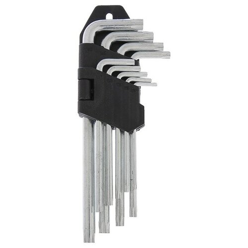 Набор ключей ЛОМ, TORX Tamper, удлиненных, TT10 - TT50, 9 шт. (1шт.)