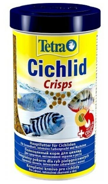 Tetra Cichlid Crisps корм для цихлид в чипсах, 500 мл - фотография № 5