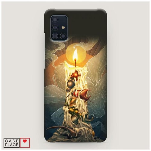 фото Чехол пластиковый samsung galaxy a51 насекомые в свече case place