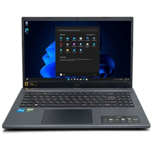 Ноутбук Acer Aspire 7 156 FHD IPSIntel Core i5-1240P 33ГГц16Гб DDR4 RAM512Гб SSDNVIDIA GeForce GTX 1650Windows 11 HomeРусская клавиатура 6230000₽