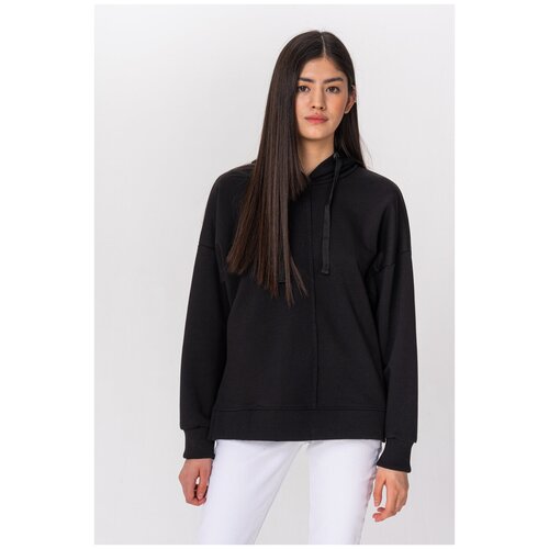 фото Худи с разрезами по бокам el_w90802 черный 50-52 elardis