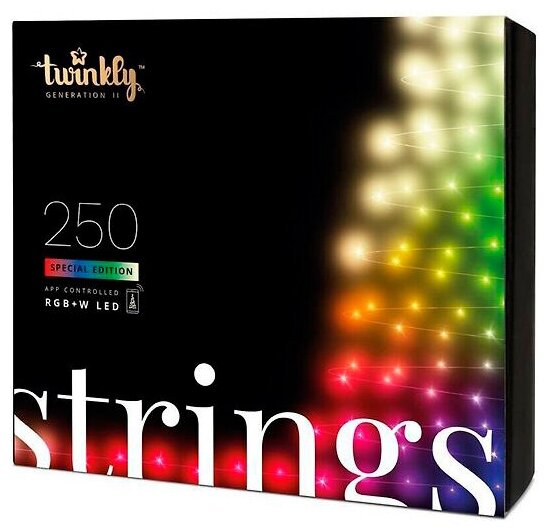 Twinkly Strings, 250 LED, RГБW, Wi-Fi