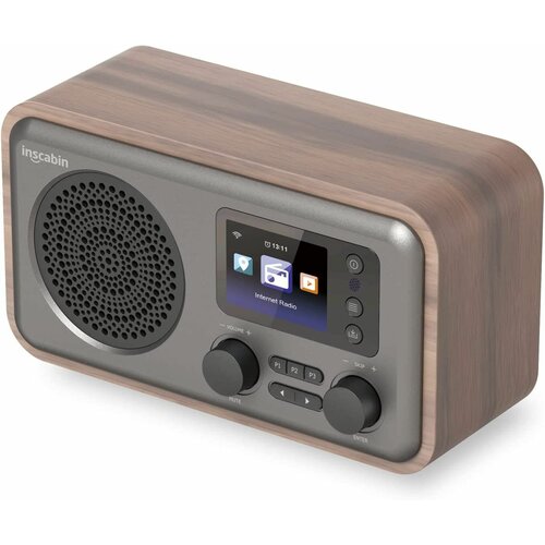 Интернет-радио Inscabin IR-D8 Black WiFi FM DAB Bluetooth USB Playback деревянный корпус 24 TFT 1137000₽