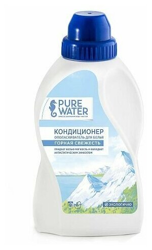 Кондиционер-ополаскиватель для белья, Pure Water, Горная свежесть, 480 мл