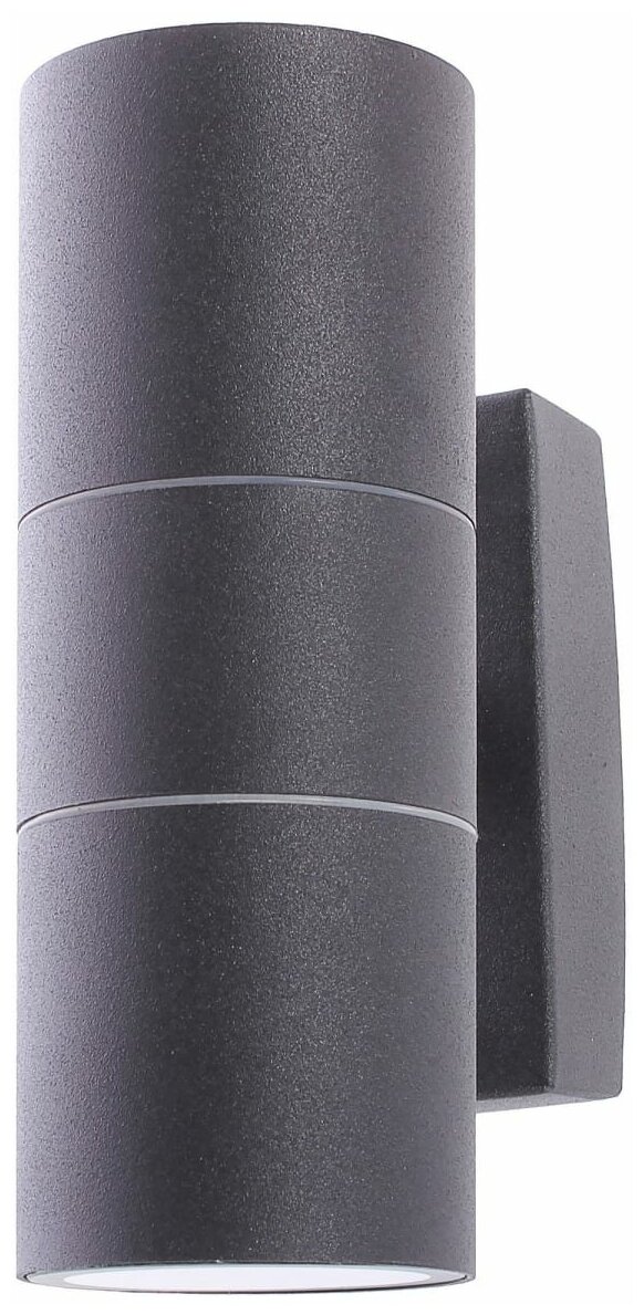 Настенный светильник уличный «Mistero» 2хGU10х35 Вт IP44 цвет чёрный металлик