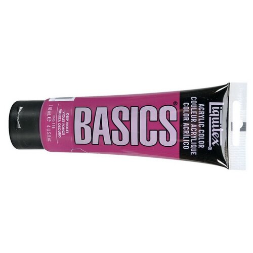 Liquitex Краска акриловая Basics, туба 118мл, №115 фиолетовый темный