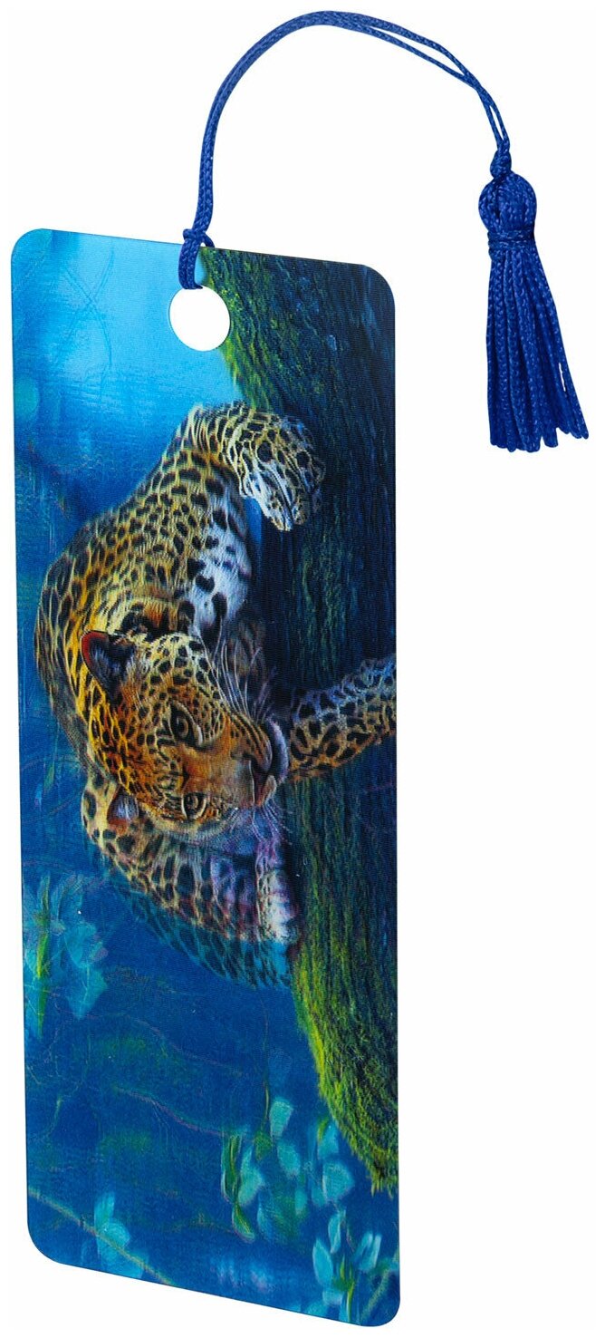 Закладка для книг Brauberg 3D Леопард - фото №6