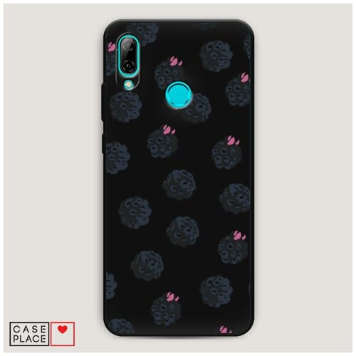 фото Матовый силиконовый чехол "ежевичный дождь" на huawei p smart 2019 / хуавей п смарт 2019 case place