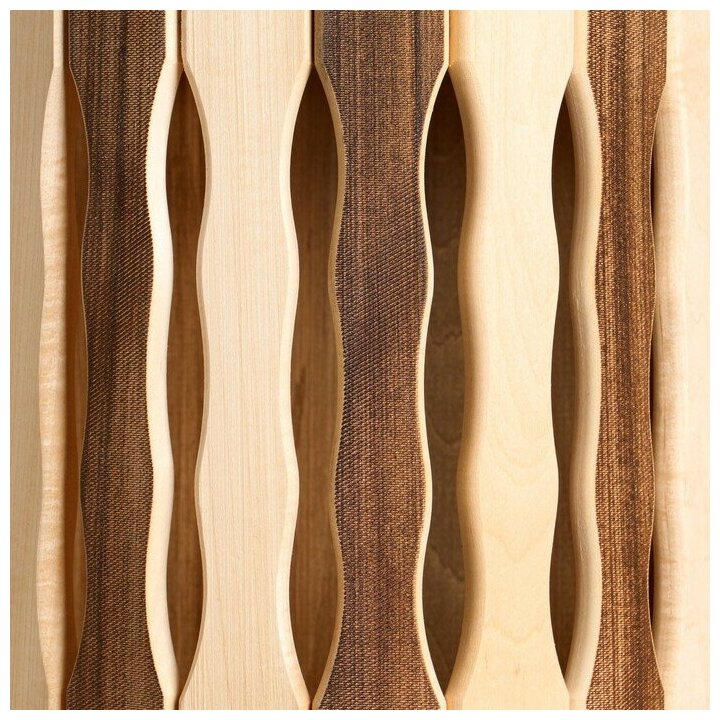 Абажур деревянный, полукруглый "Волна Термо" 4901768 . - фотография № 5