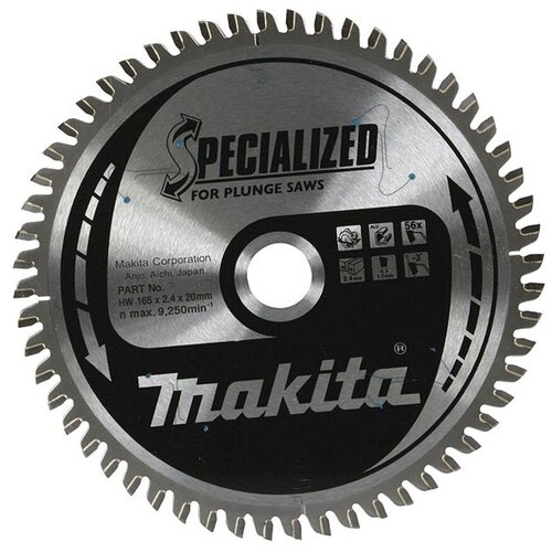 Диск пильный Makita 260х30х2.4, 100 зубьев пильный диск для алюминия 235x30x1 8x80t makita b 31491