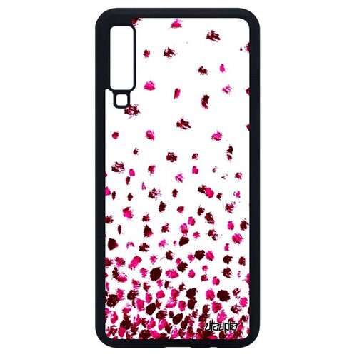 фото Защитный чехол на телефон // galaxy a7 2018 // "снег" стиль дождь, utaupia, белый