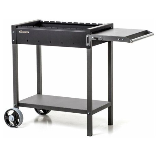 Мангал для дачи дома зоны гриль летней кухни жарки мясных блюд и овощей материал сталь с колёсами сборный 20900₽