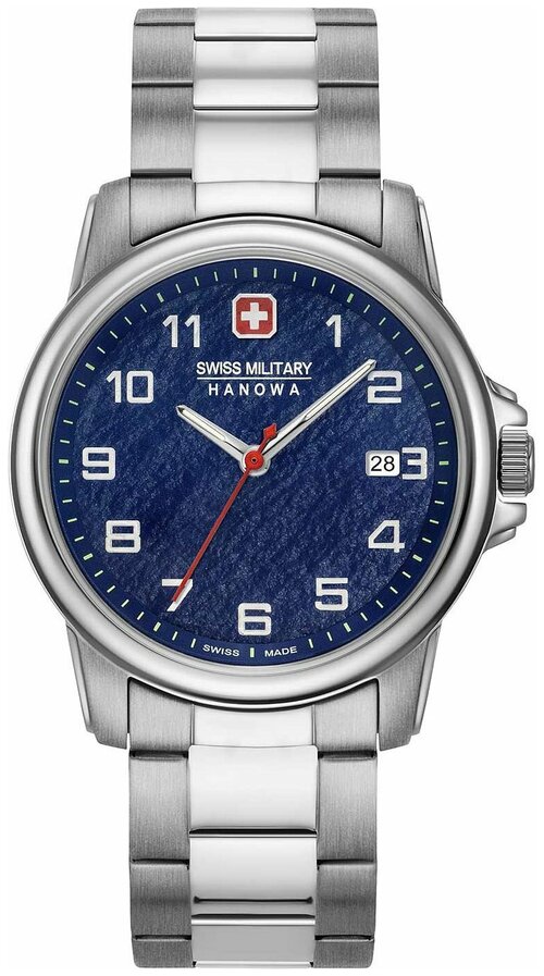 Наручные часы Swiss Military Hanowa Часы Swiss Military Hanowa 06-5231.7.04.003, синий, серебряный
