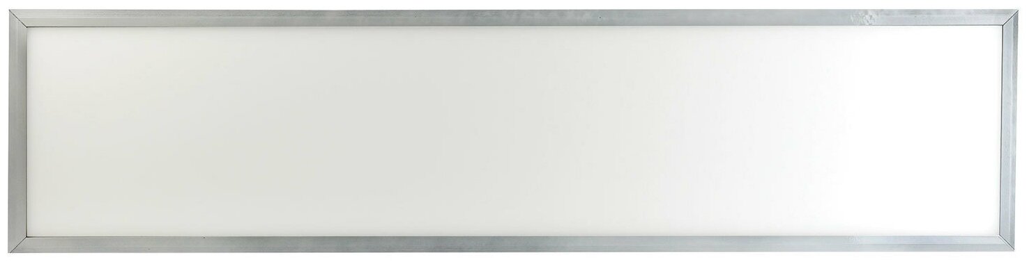 Панель светодиодная потолочная ЭРА, 295х1195х8, 40 Вт, 6500 K, 2800 Лм, без блока питания, серебро - фотография № 1