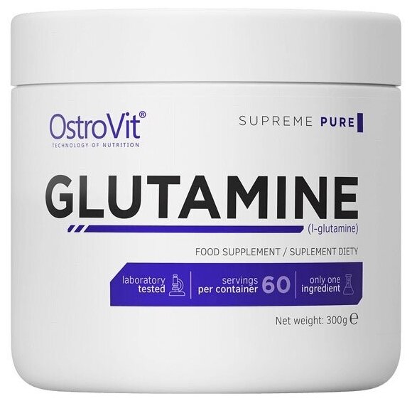 L-Glutamine OstroVit (300 гр) - Апельсин