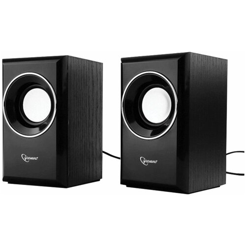 Колонки компьютерные GEMBIRD SPK-204 20 23 Вт дерево черные 164000₽