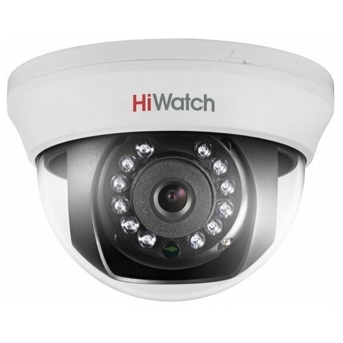 HiWatch DS-T201 B 28 mm 2 Мп купольная TVI видеокамера наблюдения с подсветкой до 20м 449900₽