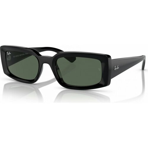 Солнцезащитные очки Ray-Ban Ray-Ban RB 4395 667771 RB 4395 667771, черный, зеленый резинка studio style с декором 45891 4395