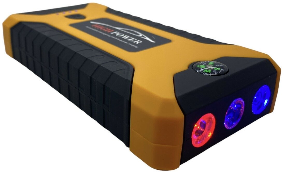 Пусковое зарядное устройство бустер High Power с функцией POWERBANK ...