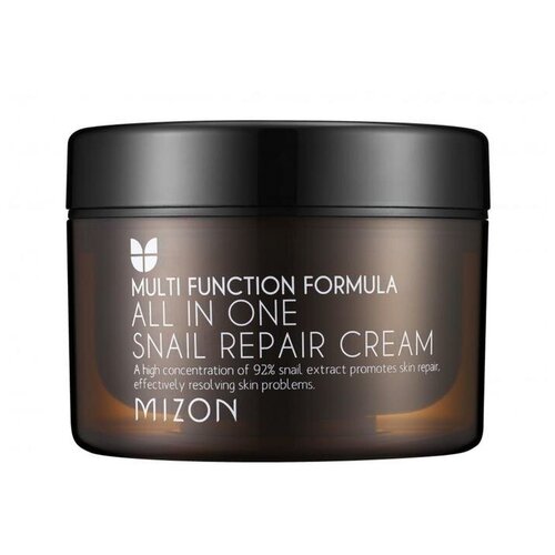 MIZON Крем для лица MIZON All In One Snail Repair Сream с муцином улитки, 75 мл mizon крем с муцином улитки для лица all in one 75 мл mizon snail repair