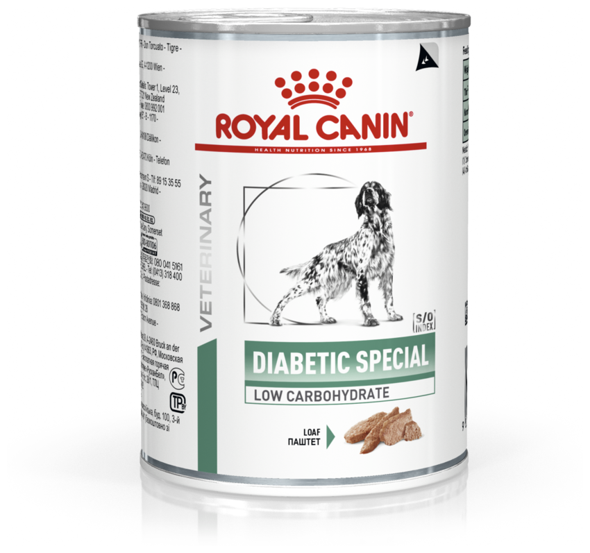 Влажный корм для собак Royal Canin Diabetic Special Low Carbohydrate при сахарном диабете
