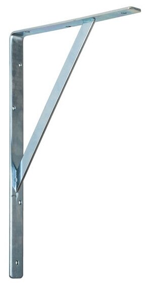 Консоль силовая VORMANN Steg, 250х400х30 мм, 250 кг, оцинкованная сталь - фотография № 1