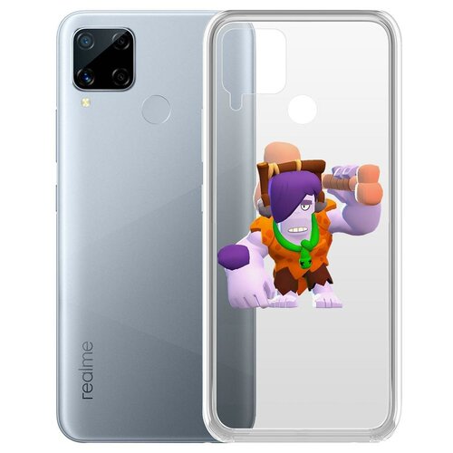 фото Чехол-накладка clear case brawl stars-пещерный фрэнк для realme c15 krutoff group