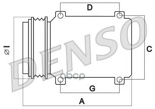 Компрессор Кондиционера Denso арт. DCP50076