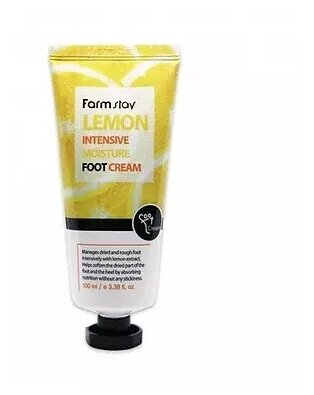 Крем для ног увлажняющий с экстрактом лимона Lemon intensive FarmStay 100мл Myungin Cosmetics Co., Ltd - фото №9