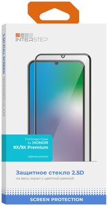 Фото Защитное стекло Full Screen Cover с черной рамкой Honor 9X/9X Premium (PRO) / хонор