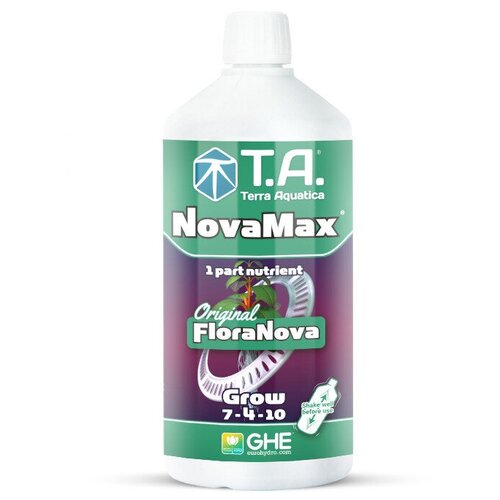 минеральное удобрение floranova ghe t a novamax bloom 1 литр Минеральное удобрение FloraNova GHE (T.A.) NovaMax Grow 1литр