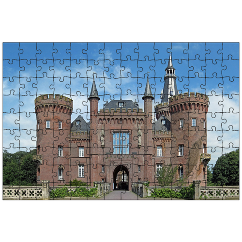 фото Магнитный пазл 27x18см."moyland, германия, замок" на холодильник lotsprints