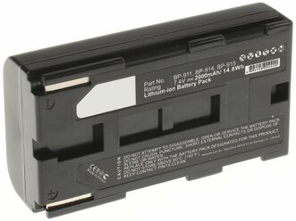 Аккумулятор iBatt iB-B1-F110 2000mAh для Canon BP-975, BP-911, BP-970, BP-955, BP-925, BP-915, BP-945, BP-950, BP-970G, BP-930, BP-950G, BP-941, BP-927, BP-924, BP-911K,