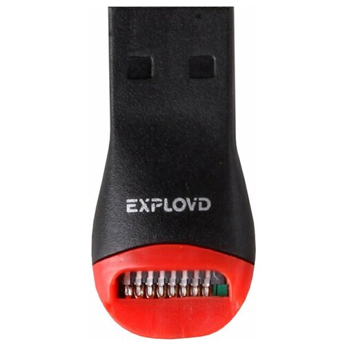 Кардридер EXPLOYD EX-AD-265 microSD, USB 2.0, черный