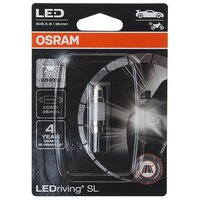 Лампа автомобильная C5W (SV8.5/8) LED 36мм (блистер, 1шт) 12V OSRAM