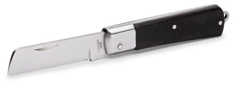 Нож монтерский КВТ большой складной с прямым лезвием 57596 1 шт.