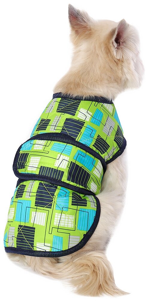 Попона для собак Монморанси "Попона стеганая", цвет: зеленый, М