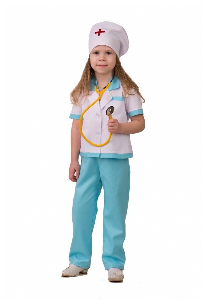 Батик Карнавальный костюм Медсестра госпиталя, рост 110 см 5706-1-110-56
