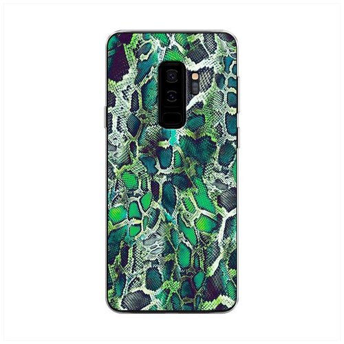 фото Силиконовый чехол "зеленая кожа змеи" на samsung galaxy s9 + / самсунг галакси с9 плюс case place
