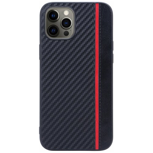 фото Накладка g-case carbon для apple iphone 12 pro max, черная