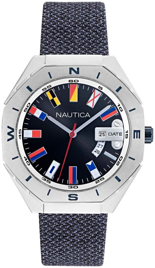 Наручные часы NAUTICA Часы наручные Nautica NAPLSS001, серый, синий