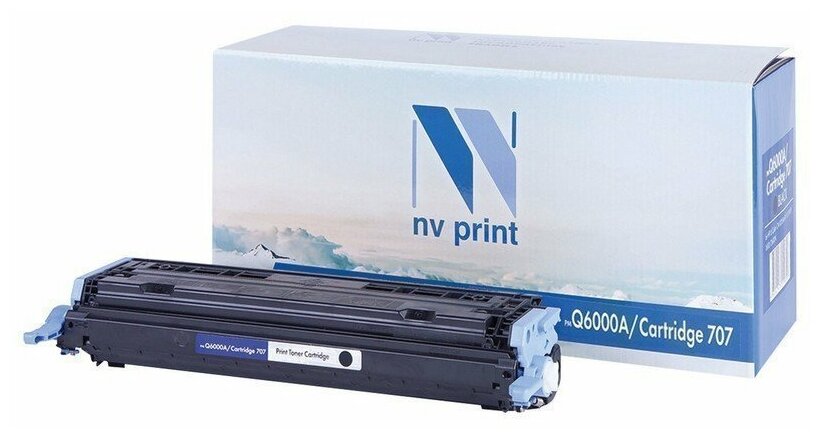 Картридж лазерный NV PRINT (NV-Q6000A) для HP ColorLaserJet CM1015/2600, черный, ресурс 2500 стр