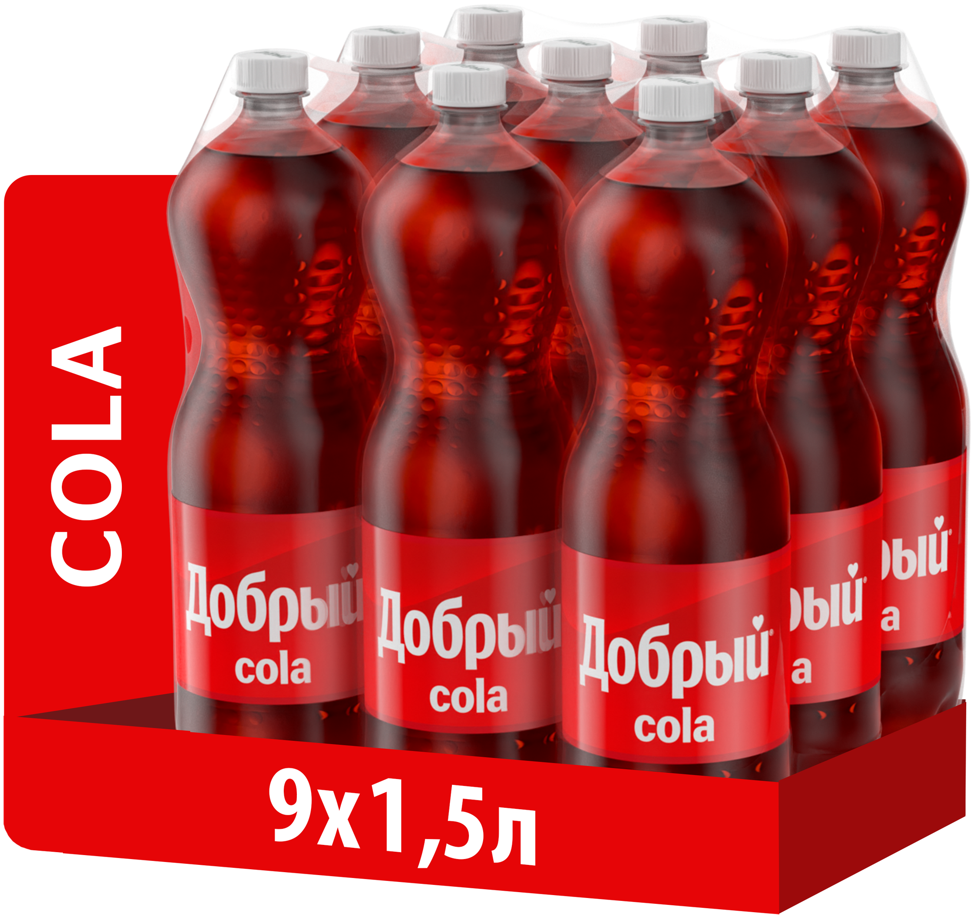 Напиток Добрый Cola 1,5л 9 шт - фотография № 1